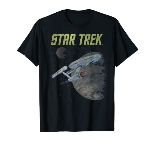 Star Trek: The Original Series Vintage Enterprise Poster Camiseta